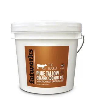 1 Gallon Organic Grass-Fed Beef Tallow