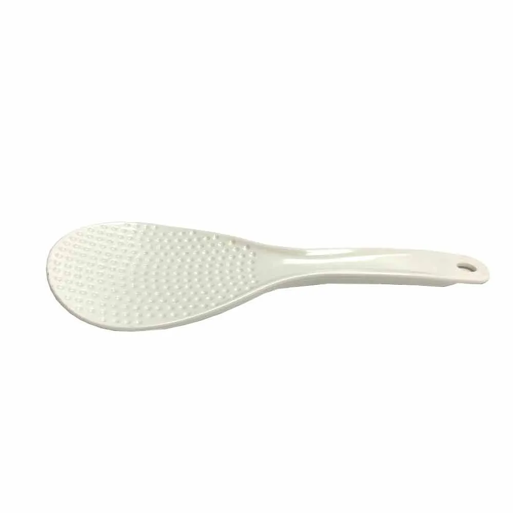 5 Pack Chinese Plastic Non-Stick Spoon Paddle White Plastic Sushi Rice Japanese