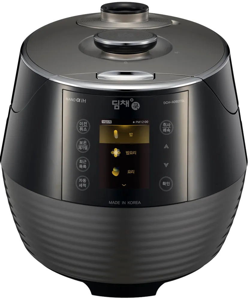 6 Cup IH Pressure Rice Cooker With LCD Touch Display