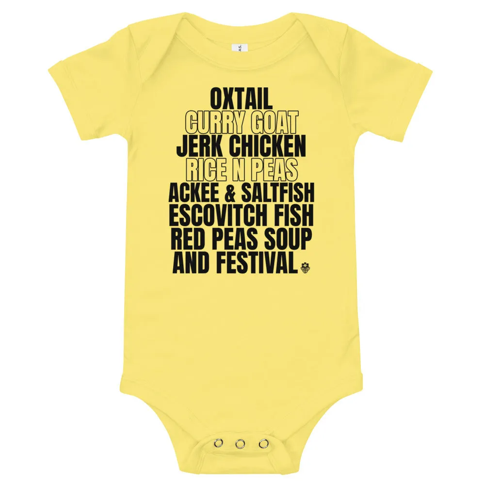 A Taste of the Caribbean - Jamaican Food Baby One Piece