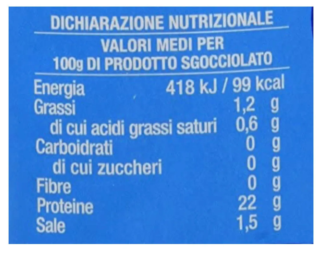 AsdoMar Natural Tuna Fillets, 150g