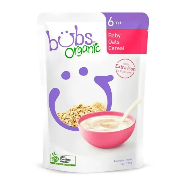  Bubs Organic Baby Oats Cereal 125g
