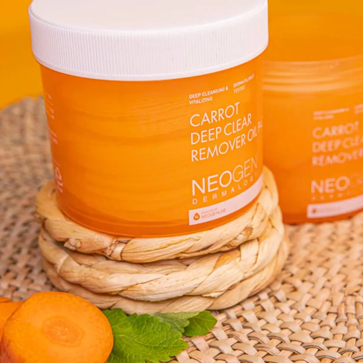 Discos desmaquillantes Neogen Dermalogy Carrot Deep Clear Oil Pad 60ud