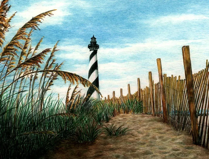 Hatteras Sea Oats Print