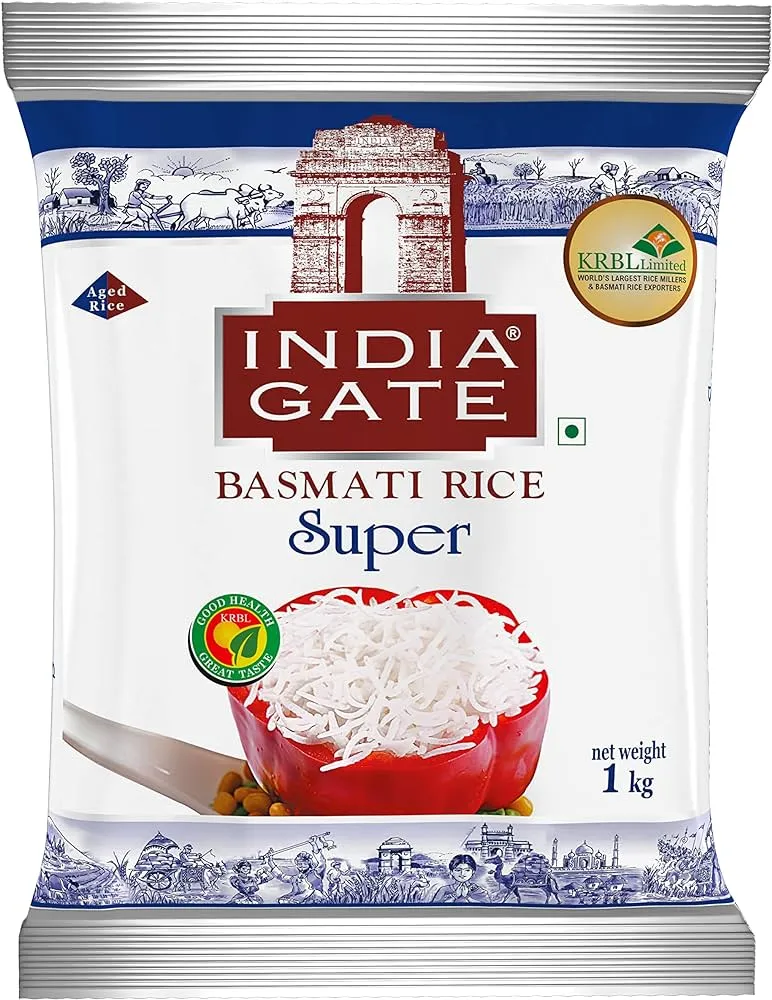 India Gate Basmati Rice - Super 1 kg