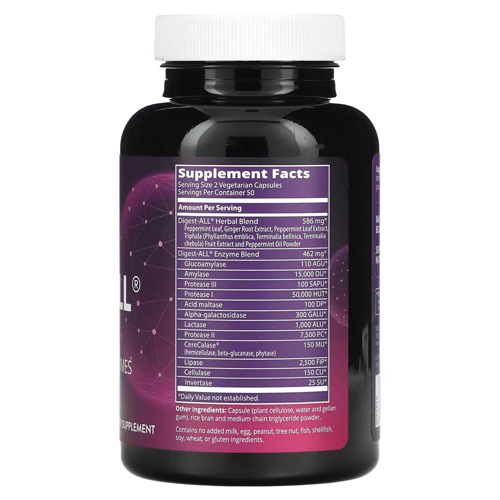 Digest-ALL Enzymes by MRM Nutrition - 100 Capsules