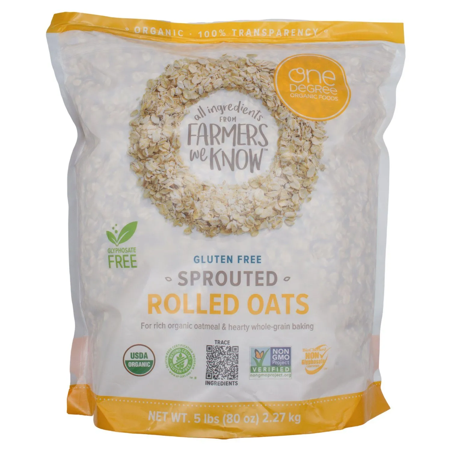 One Degree Organic Sprouted Rolled Oats