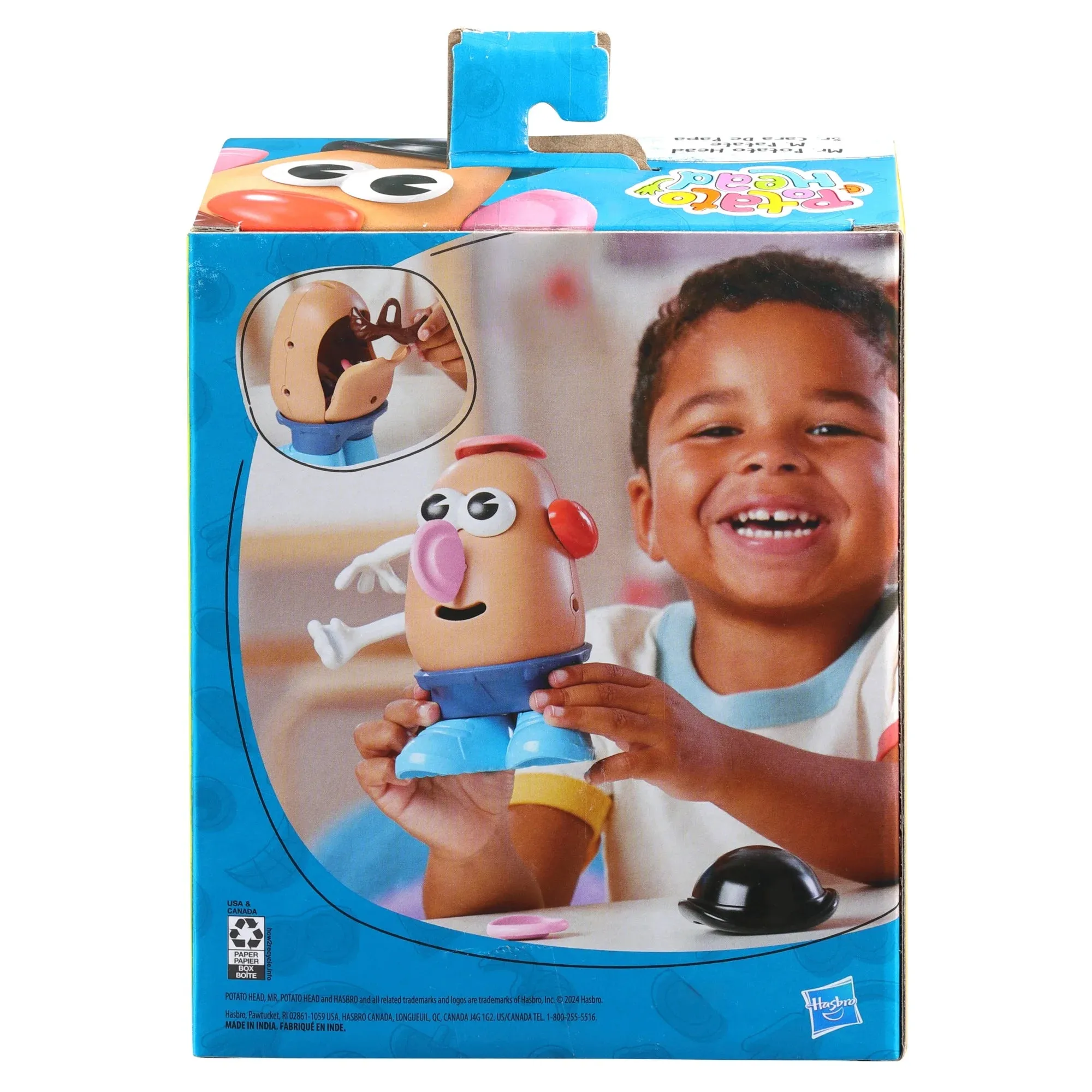 Potato Head Mr. Potato Head Toy with 13 Pieces, Preschool Toys, Christmas Gifts for Kids, Ages 2 