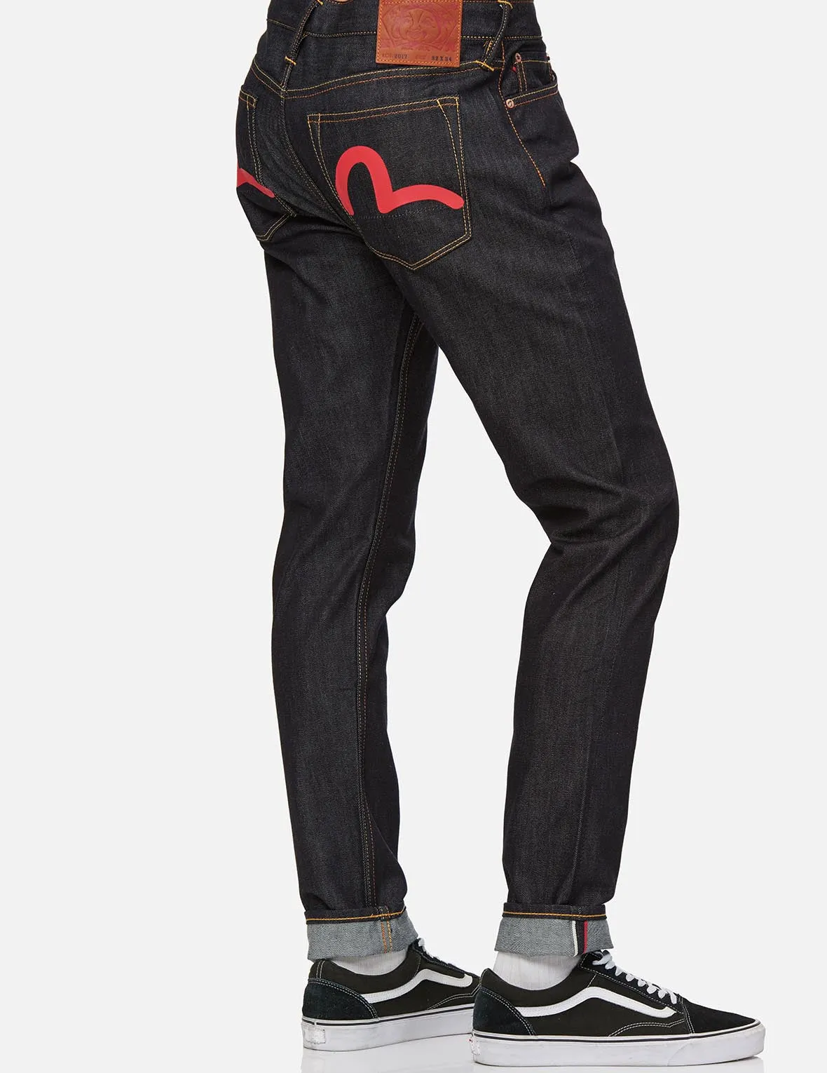 Red Seagull Carrot Fit Raw Denim Jeans #2017