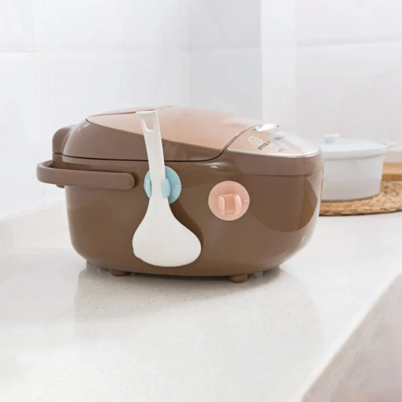 Rice cooker rice spoon rack creative kitchen artifact supplies household gadgets rice cooker rice spoon storage rack