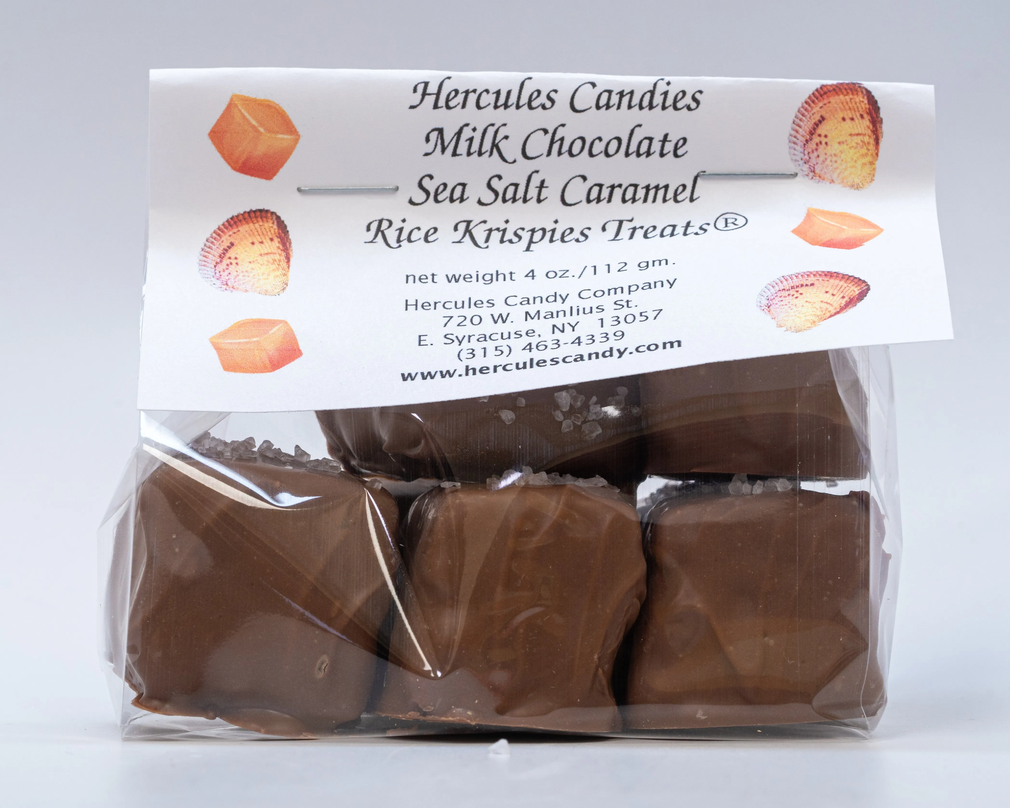 Sea Salt Caramel Rice Krispies® Treats (Chocolate Covered)