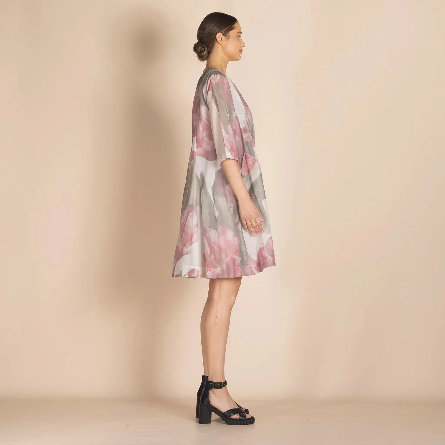 Tulips Giselle Dress Coat - Pink Tulips